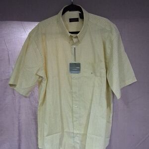 Van Heusen Yellow Casual Button Down Shirt Lightweight